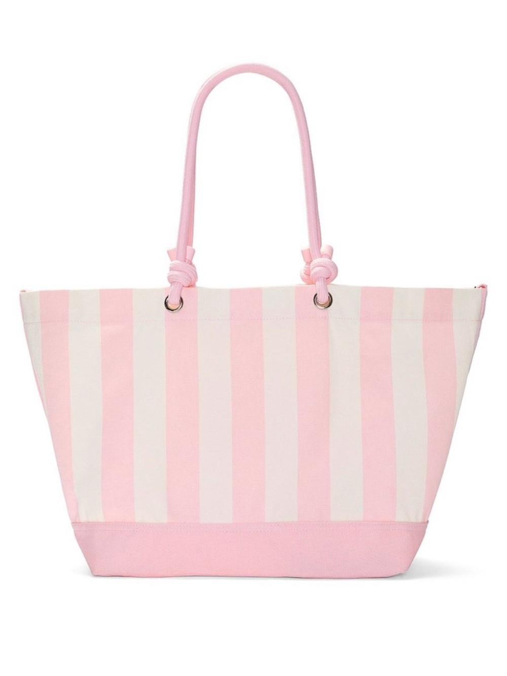 Victoria's Secret Tote Heritage Stripe Rope Handle Bag NWT - Picture 2 of 5